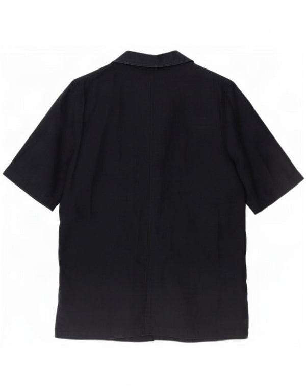 Giacca blazer a maniche corte da donna Luisa Spagnoli UK 16 Large Blu Navy