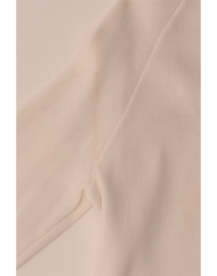 Top Zara da donna a maniche lunghe avvolgente in camicetta UK 8 piccola in viscosa bianca