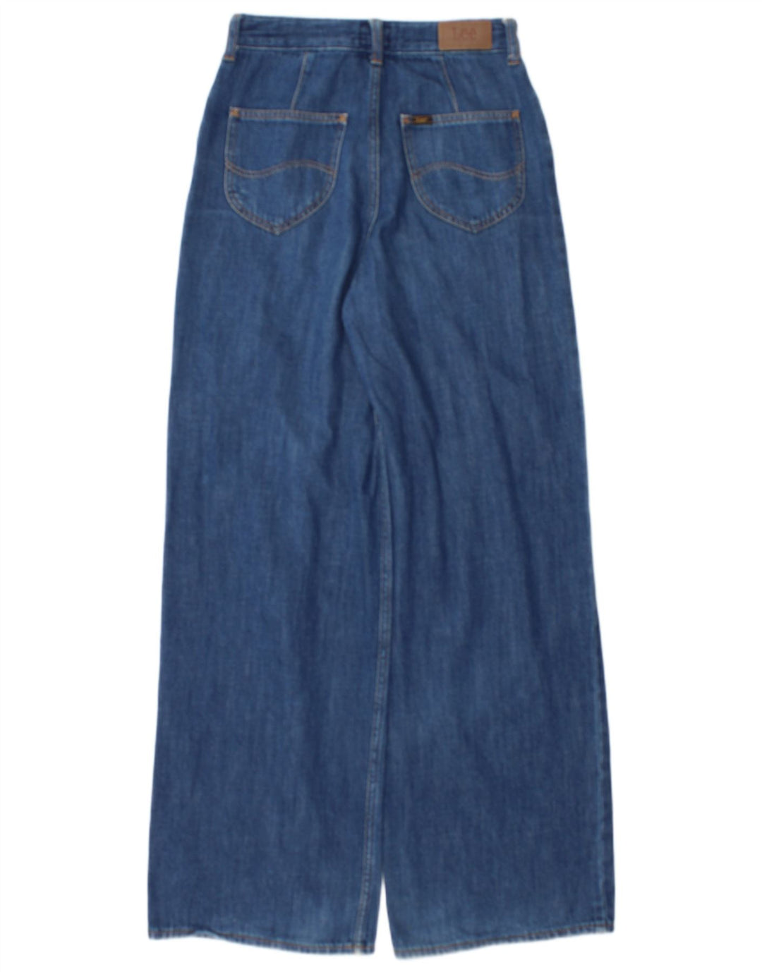 Jeans Lee da donna Stella a gamba larga W25 L31 cotone blu