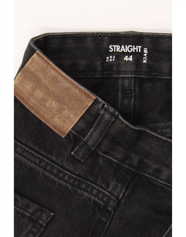 Jeans dritti cargo da uomo Kiabi IT 50 grandi W34 L31 neri
