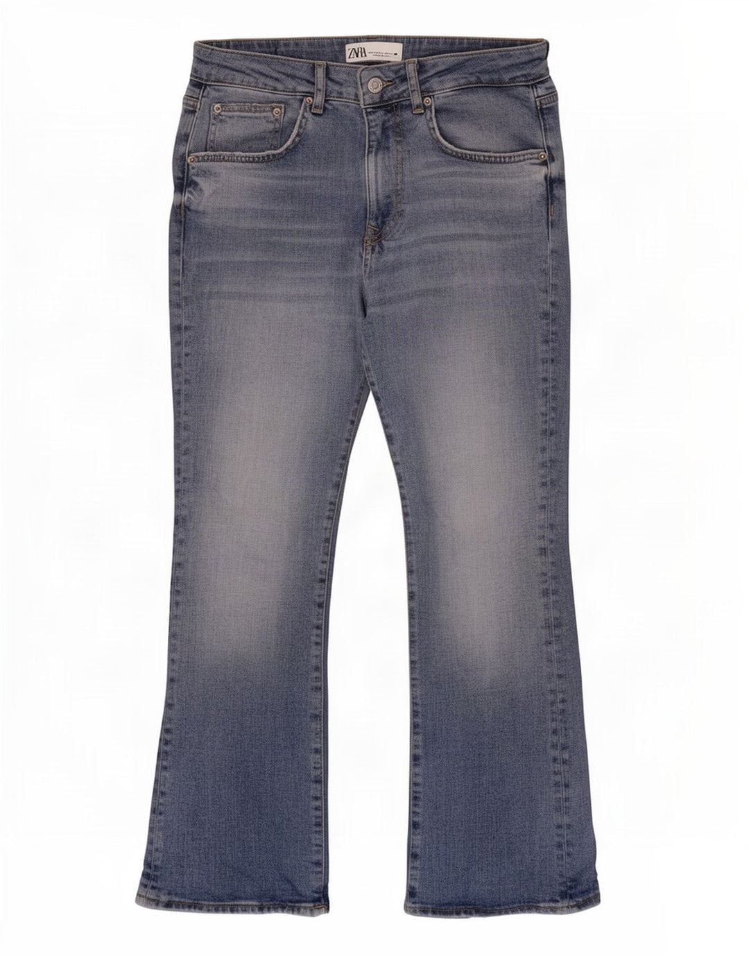 Jeans Bootcut da donna Zara EU 38 Small W28 L26 Cotone blu