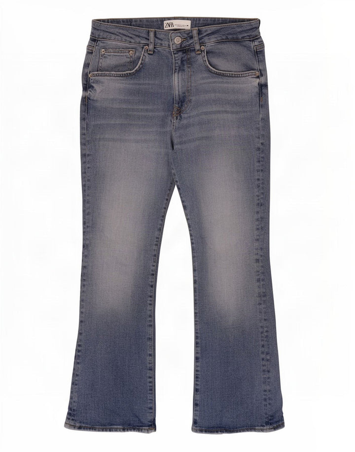 Jeans Bootcut da donna Zara EU 38 Small W28 L26 Cotone blu