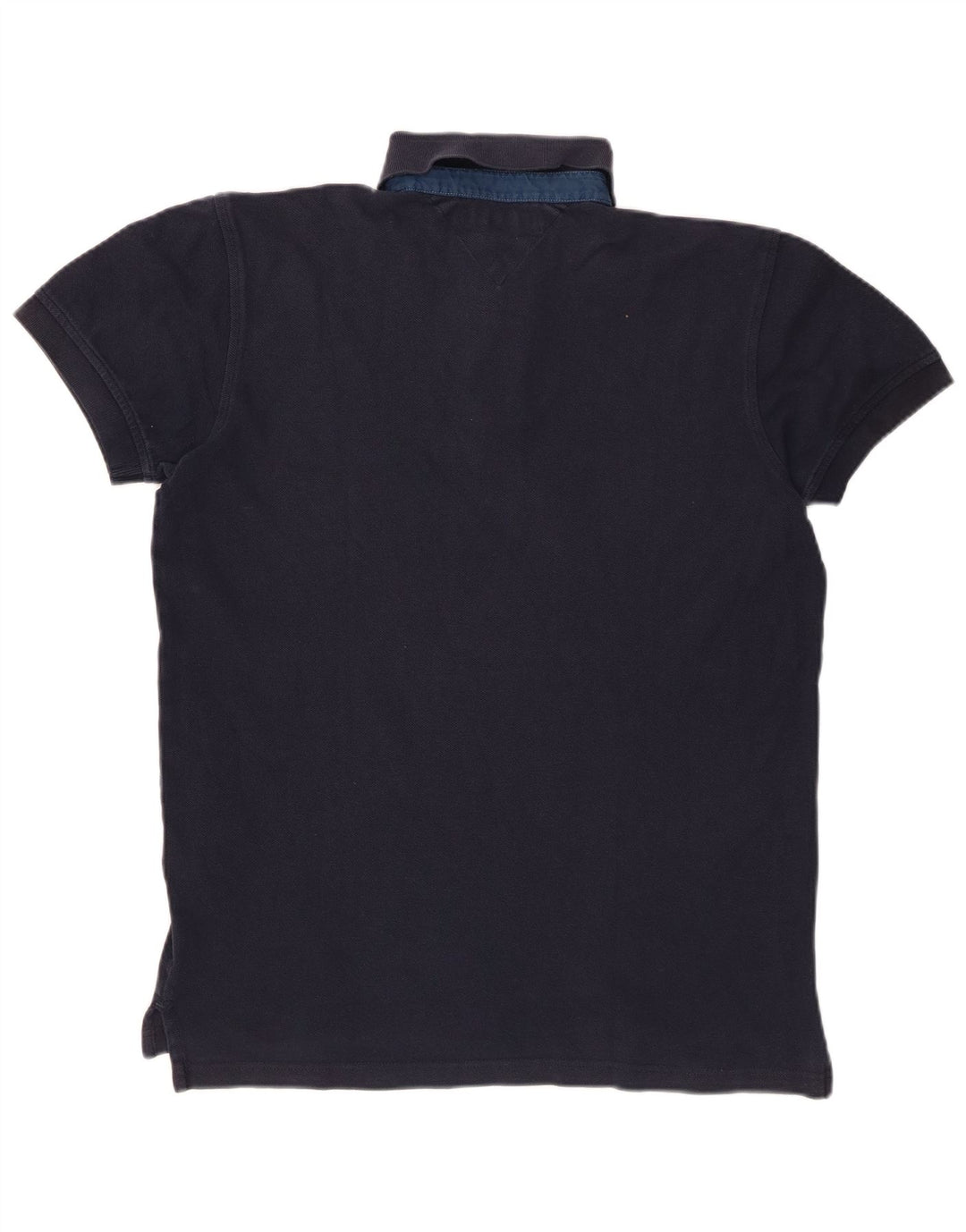 TOMMY HILFIGER Polo da uomo piccola in cotone blu navy