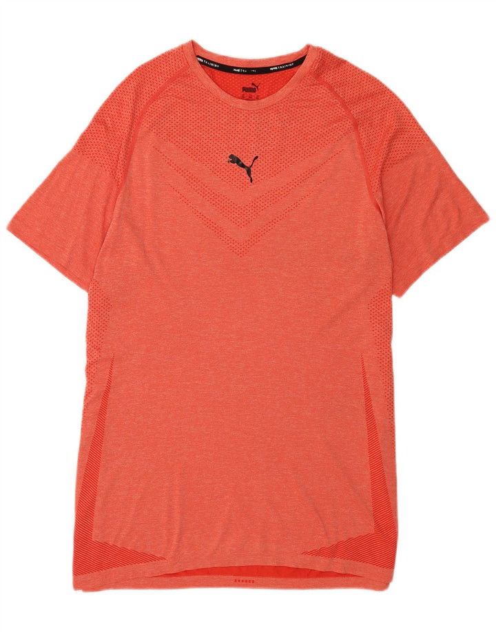 T-shirt da uomo Puma Top 2XL rossa screziata