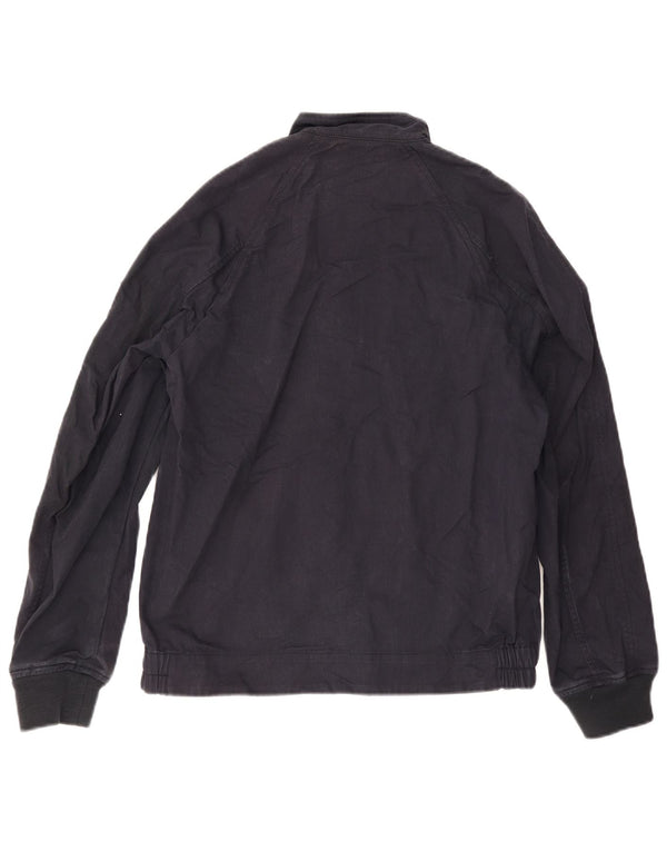 Giubbotto bomber da uomo Paul Smith medio in cotone blu navy