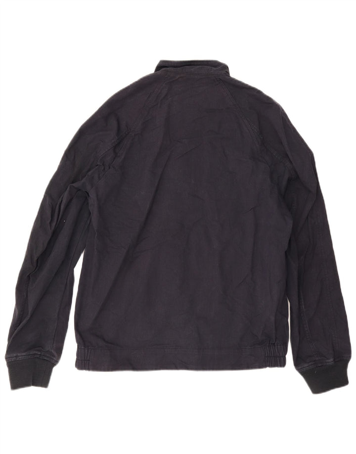 Giubbotto bomber da uomo Paul Smith medio in cotone blu navy