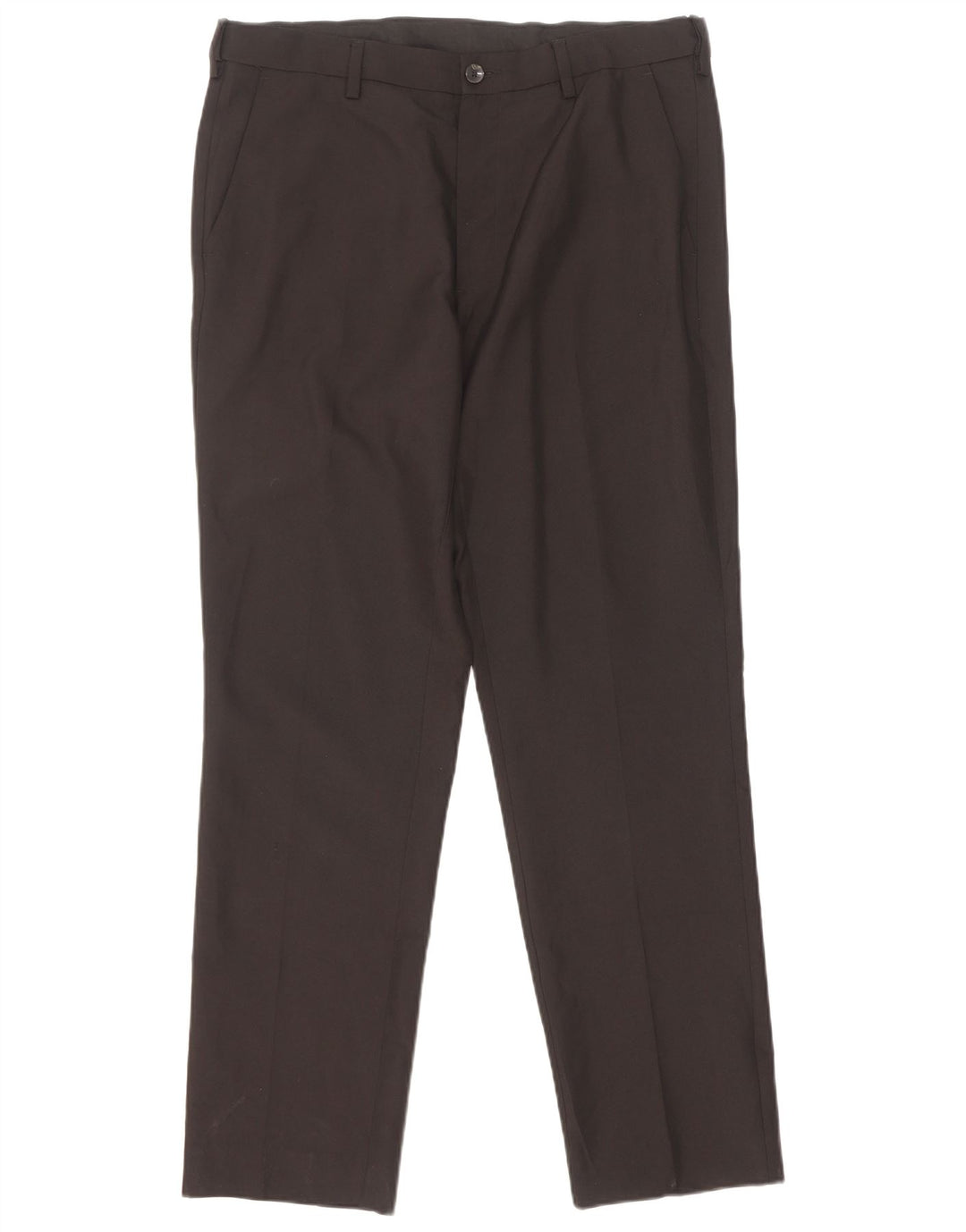 Pantaloni chino dritti vestibilità regolare da uomo Marks & Spencer W34 L31 neri