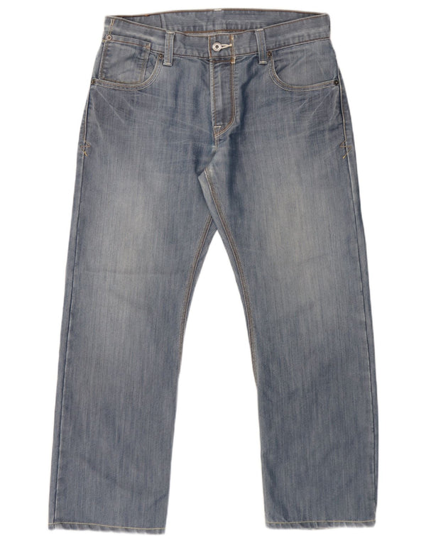 Levi's Mens 514 Straight Jeans W33 L30 Blue Cotton