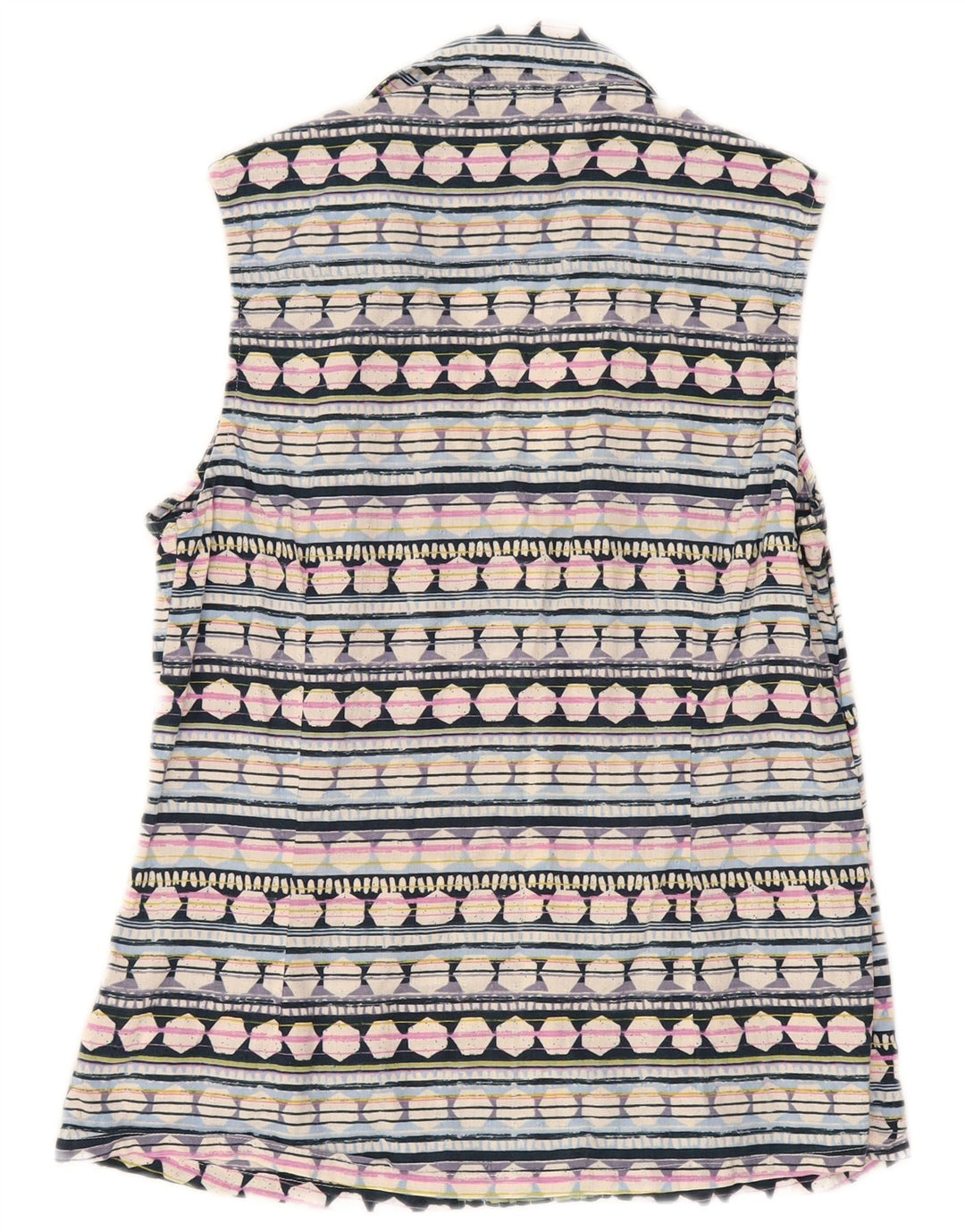 Camicetta da donna Weird Fish UK 12 Medium multicolore geometrica