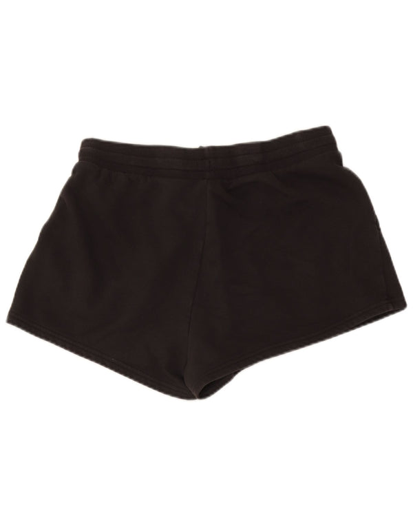 Puma Womens Sport Shorts UK 14 Large Black Cotton