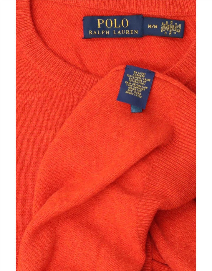 Polo Ralph Lauren Maglione girocollo da uomo in lana arancione medio