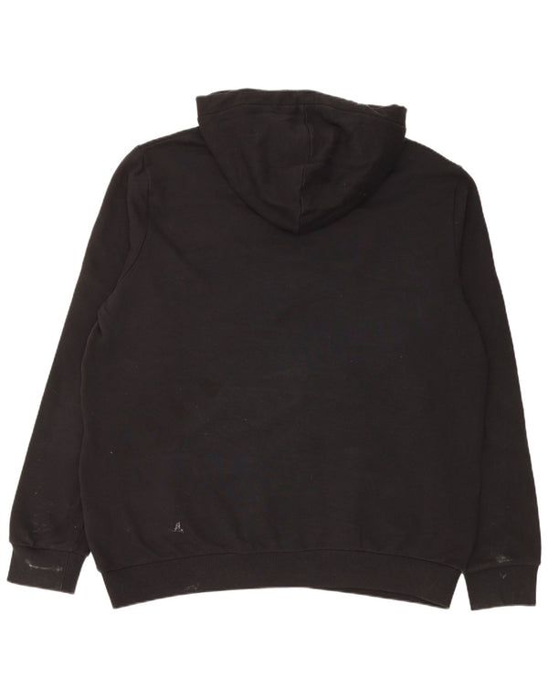 Desigual Uomo Felpa con cappuccio 2XL Cotone color block nero