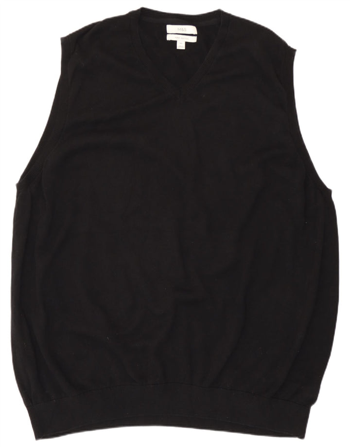 Canotta da uomo Marks & Spencer 4XL cotone nero
