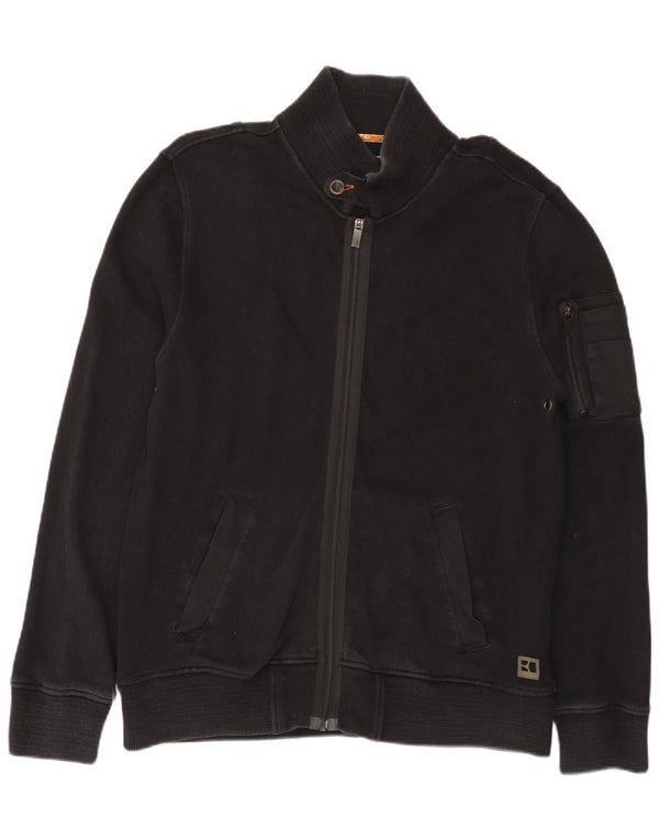 Giacca da ginnastica da uomo Hugo Boss XL in cotone nero