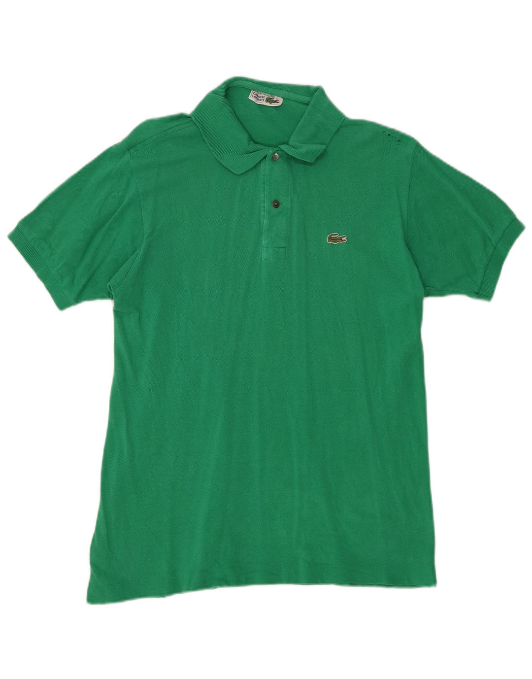 Polo da uomo LACOSTE taglia 4 in cotone verde medio