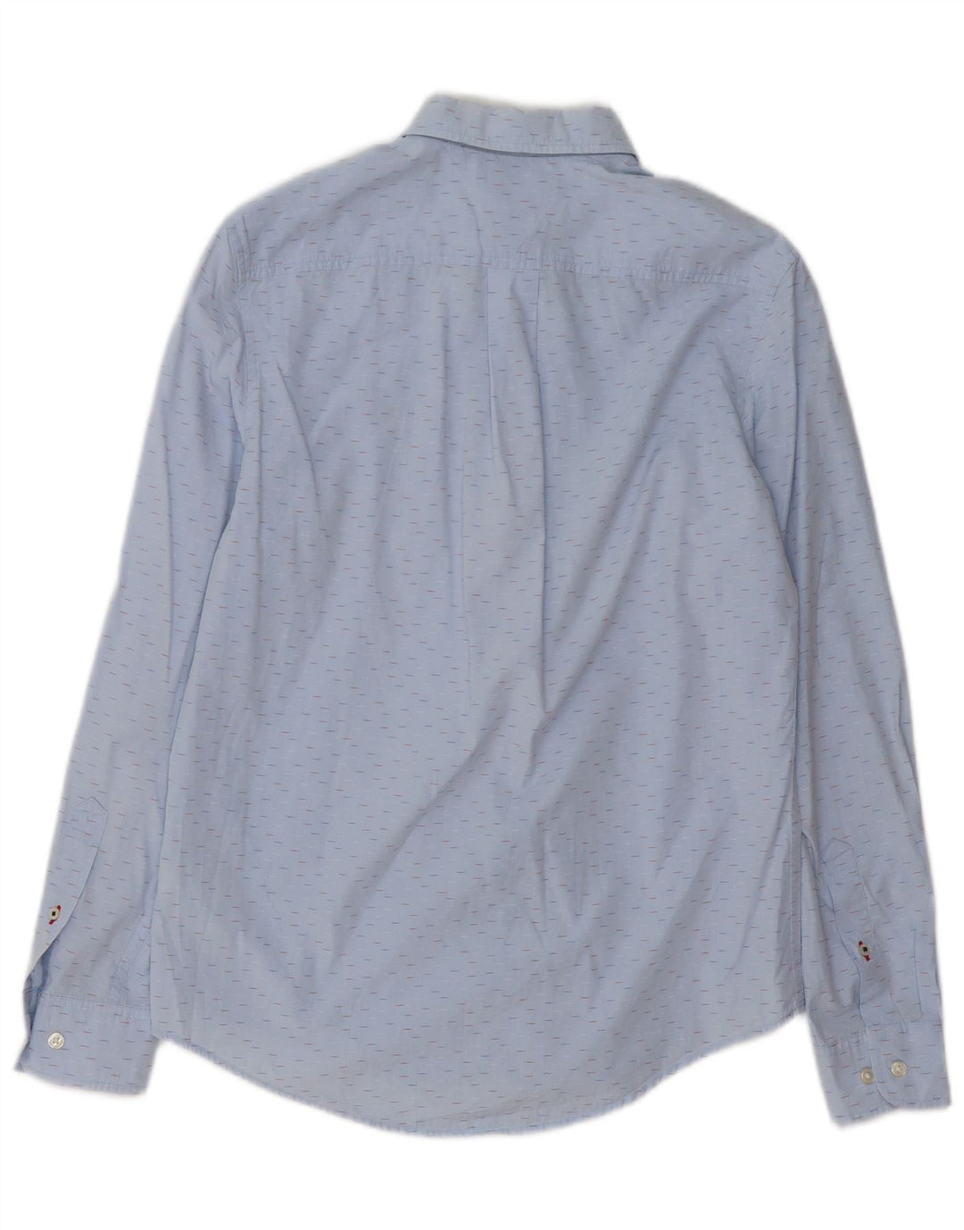 TOMMY HILFIGER Camicia da uomo piccola in cotone screziato blu