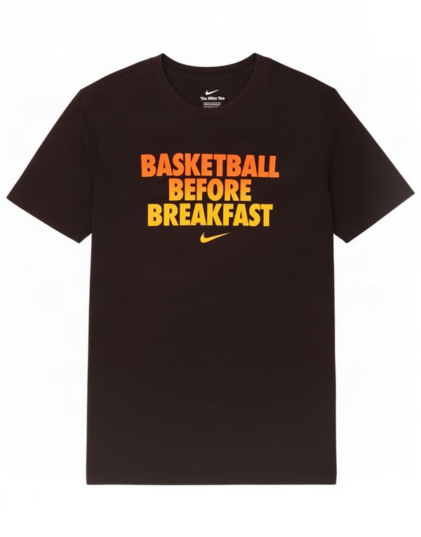 Nike Mens Dri Fit Graphic T-Shirt Top Medium Black Cotton