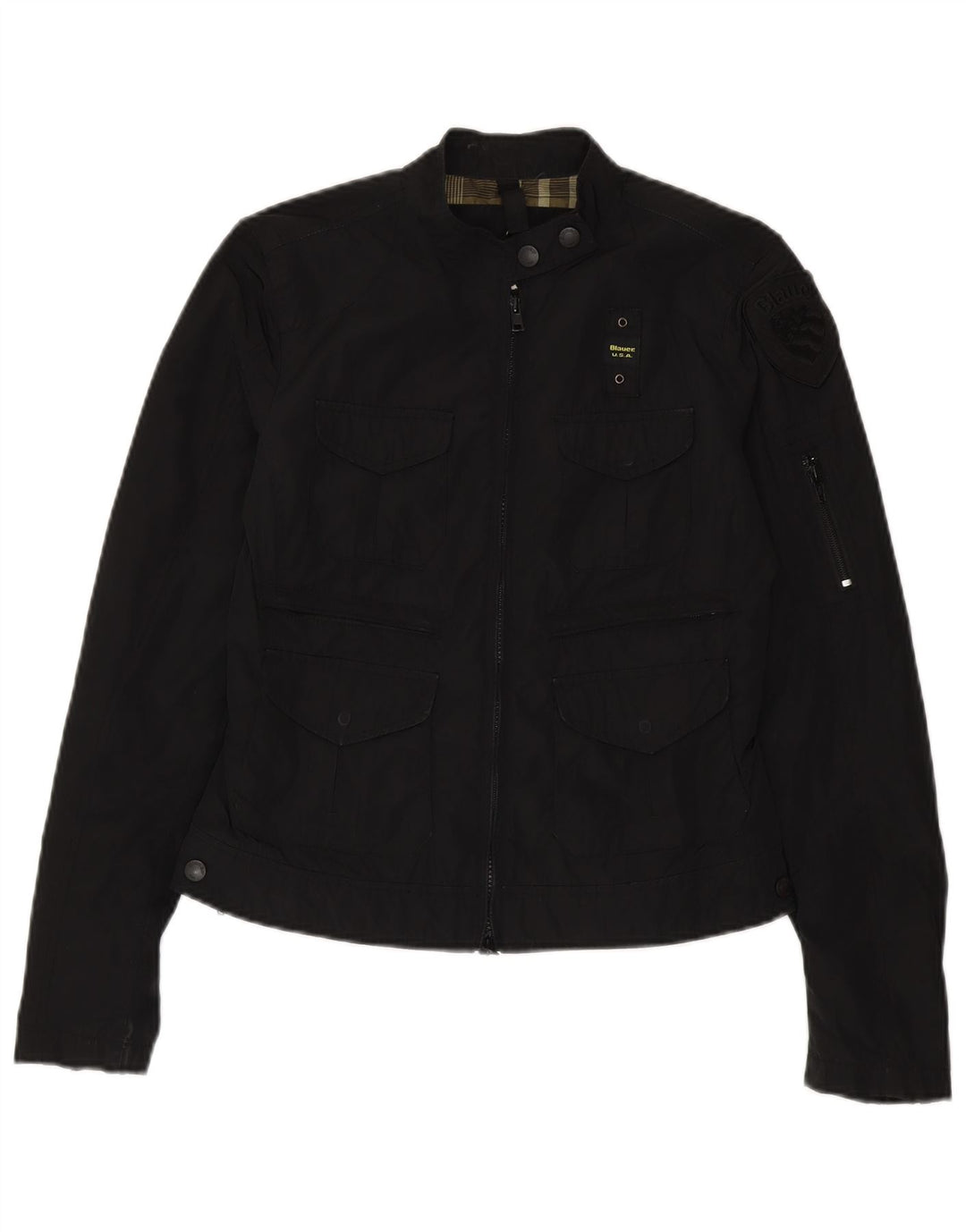 Giacca utility da donna Blauer UK 14 poliestere nero medio