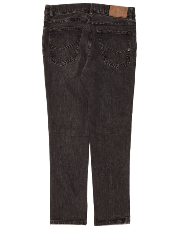 RIFLE Mens Slim Jeans IT 50 Large W34 L30 Grey Cotton