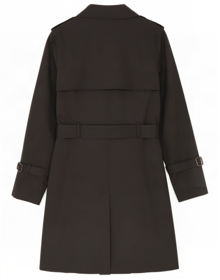 Trench da donna Marks & Spencer UK 16 grande cotone nero