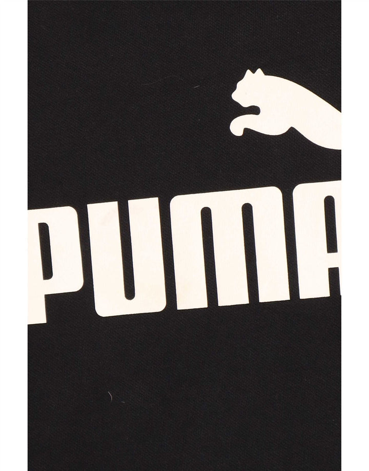 Felpa grafica da uomo Puma Maglione grande nera