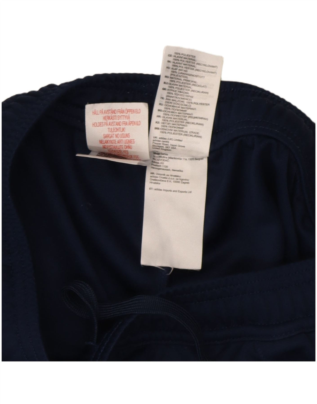 Pantaloni della tuta da ragazzo Adidas 13-14 anni Blu Navy