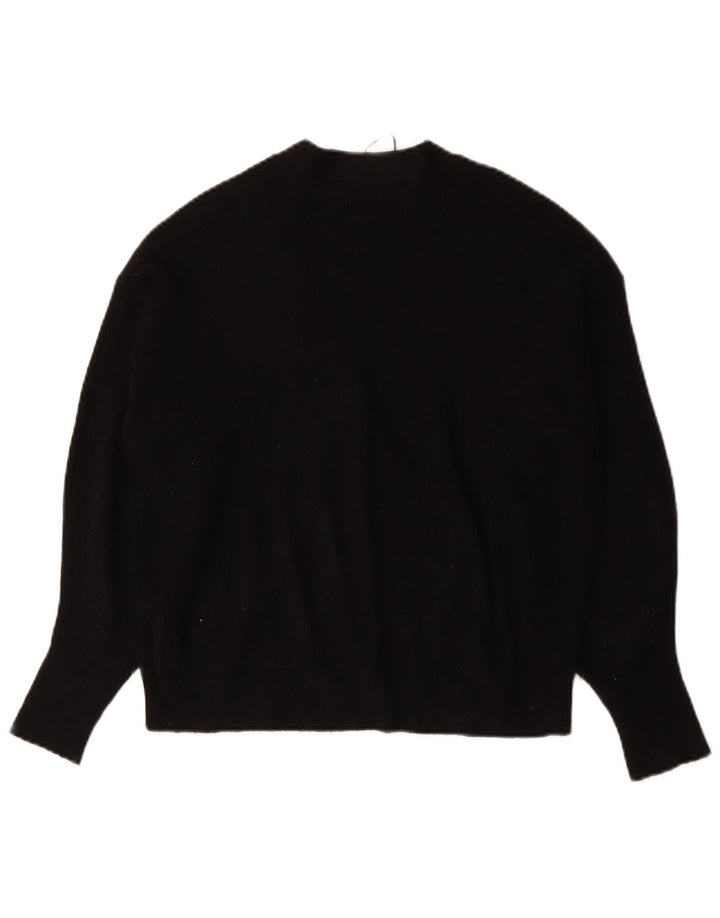 Maglione cardigan da donna Zara UK 14 viscosa nera media