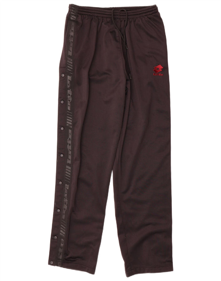 Pantaloni da tuta con grafica Lotto da uomo di colore nero medio