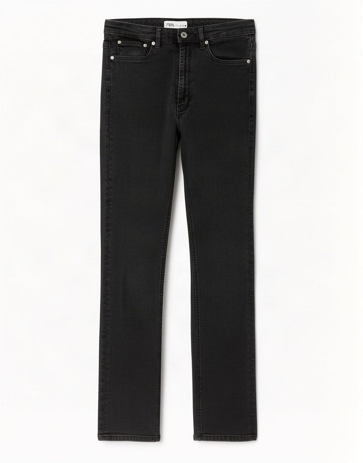 Jeans slim da donna Zara EU 40 medio W30 L31 cotone grigio