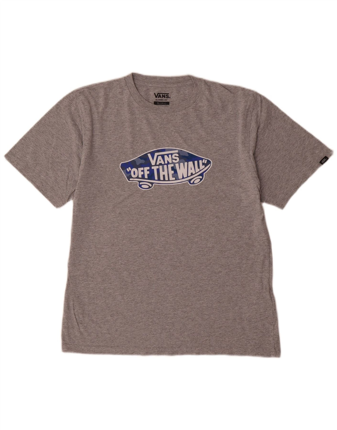 T-shirt grafica Vans da bambino con vestibilità classica, 14-15 anni, XL, grigio chiazzato
