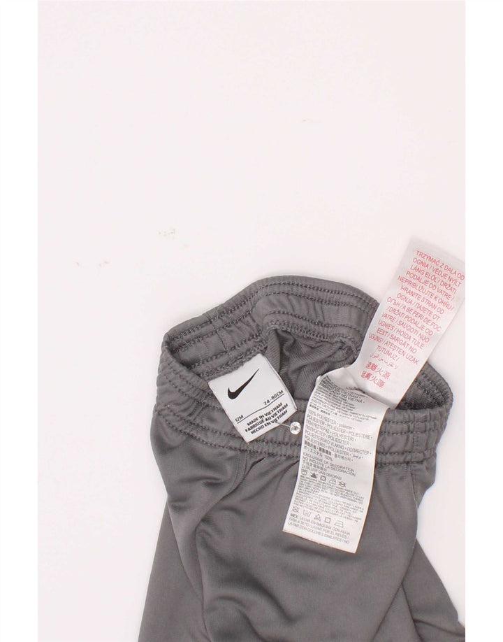 Pantaloni della tuta da bambino Nike da 9 a 12 mesi in poliestere grigio