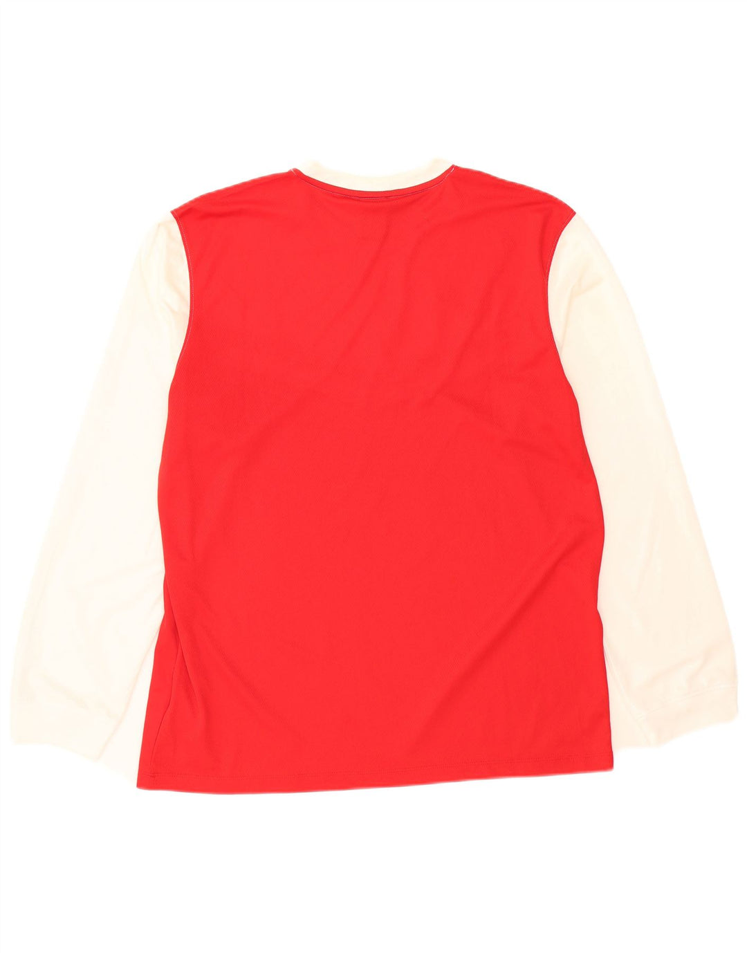 NIKE Top Dri Fit da uomo a maniche lunghe XL rosso in poliestere color block