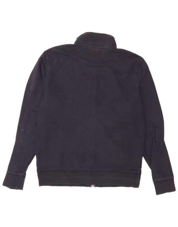 Giacca da ginnastica da uomo Tommy Hilfiger XL in cotone blu navy