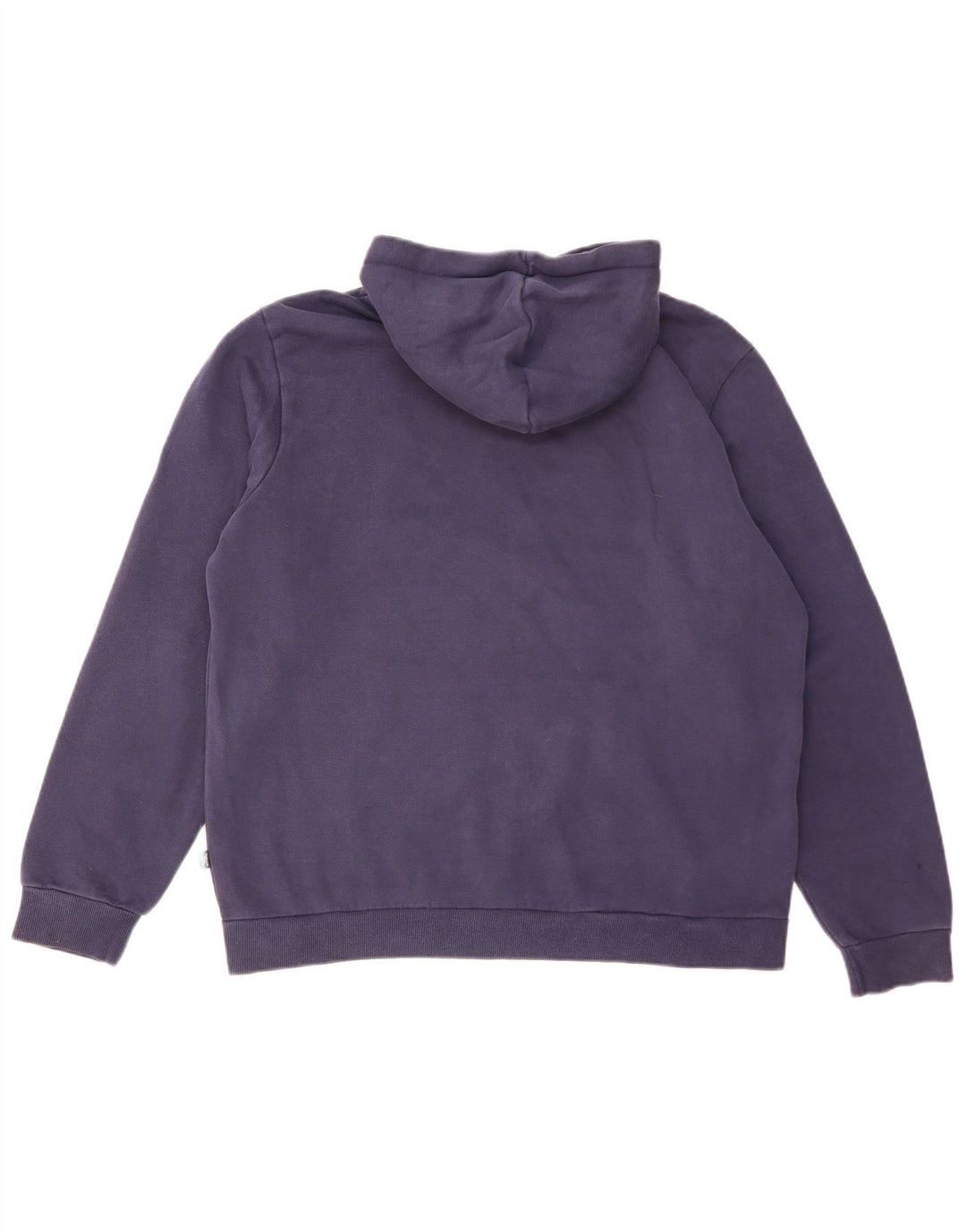 Felpa con cappuccio da uomo Puma Large in cotone blu navy
