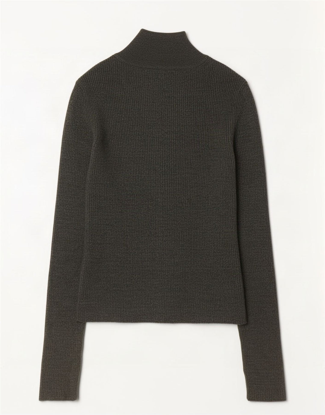 Maglione maglione a collo alto da donna Zara UK 14 grande cachi