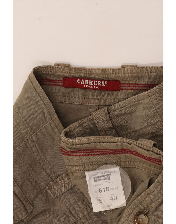 Pantaloncini cargo Carrera da uomo 618 W40 XL cotone kaki