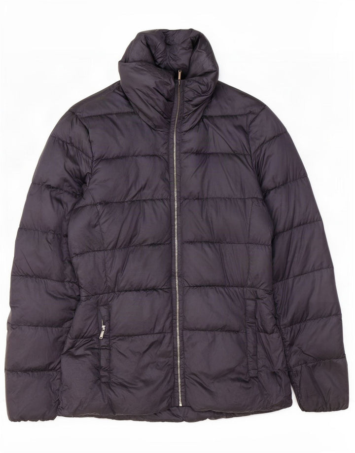 Giacca imbottita da donna Massimo Dutti UK 10 piccola in nylon blu navy
