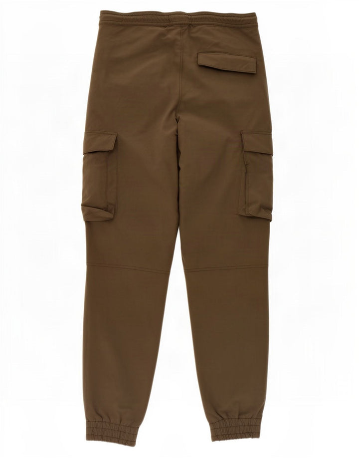 Pantaloni da tuta cargo Zara da uomo, pantaloni da jogging, colore kaki medio
