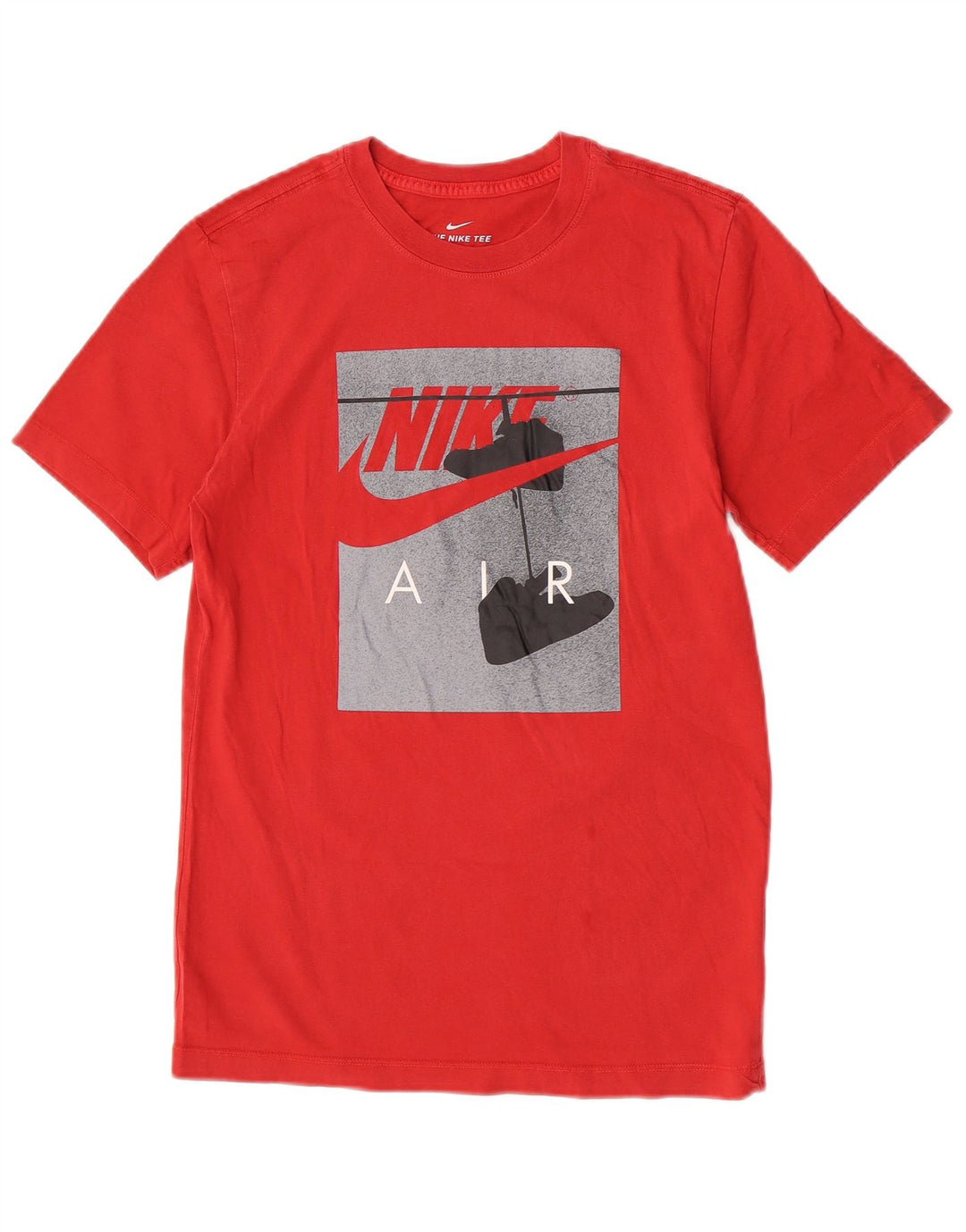 T-shirt grafica da uomo Nike Top Small in cotone rosso