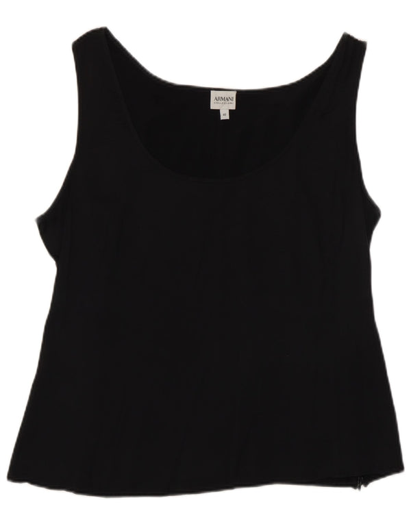 Armani Collezioni Camicetta senza maniche da donna Top IT 46 Large Nero