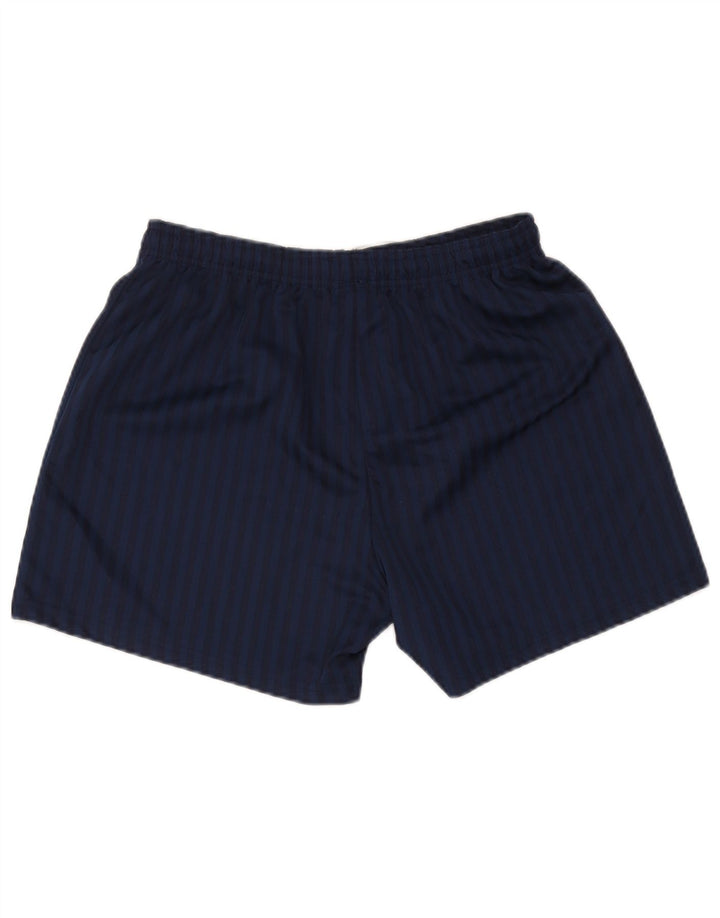 Pantaloncini sportivi da uomo Umbro medio poliestere gessato blu navy