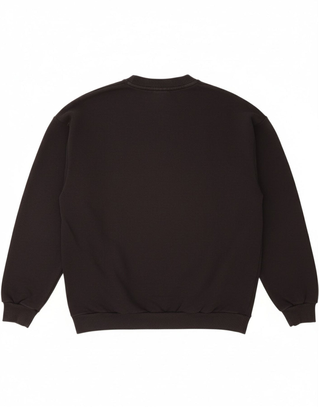 ADIDAS Womens Graphic Sweatshirt Jumper UK 12 Medium Black Cotton
