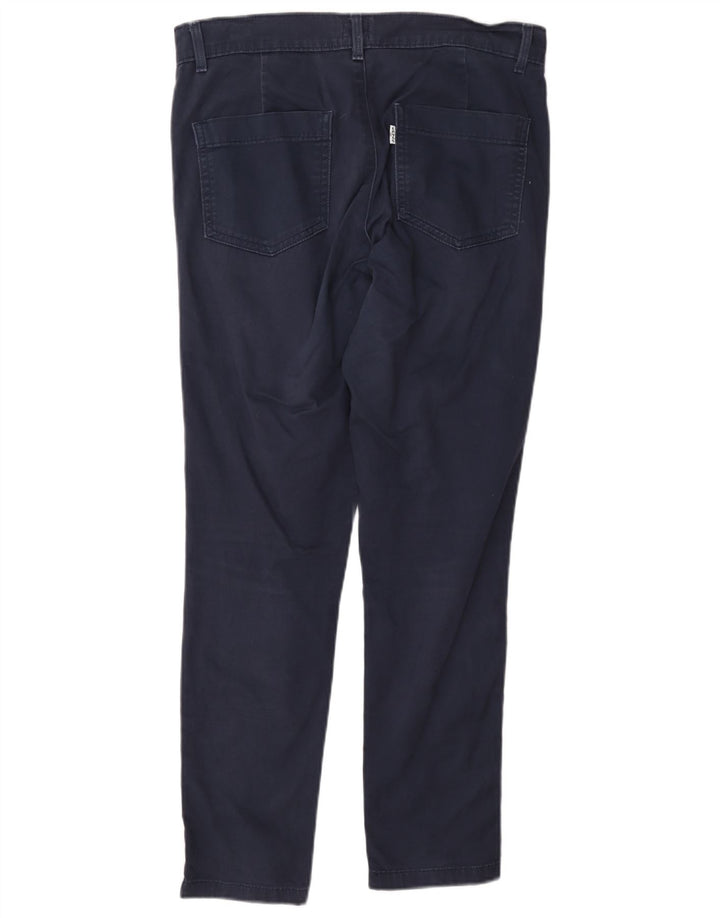 Pantaloni chino slim da donna Levi's W26 L27 cotone blu navy