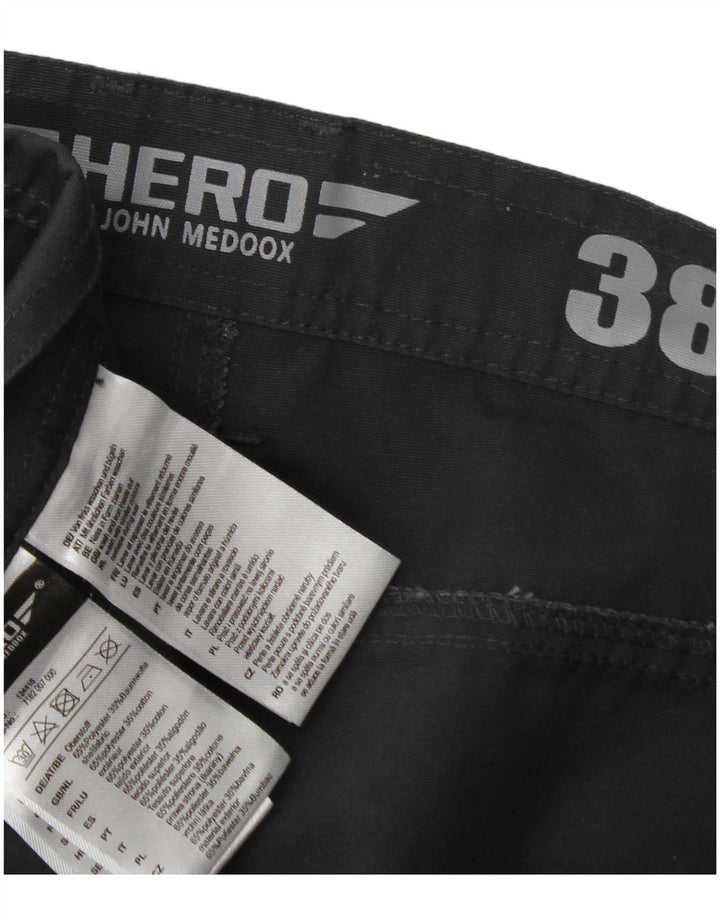 Pantaloncini cargo da uomo Hero By John Medoox W38 XL poliestere grigio