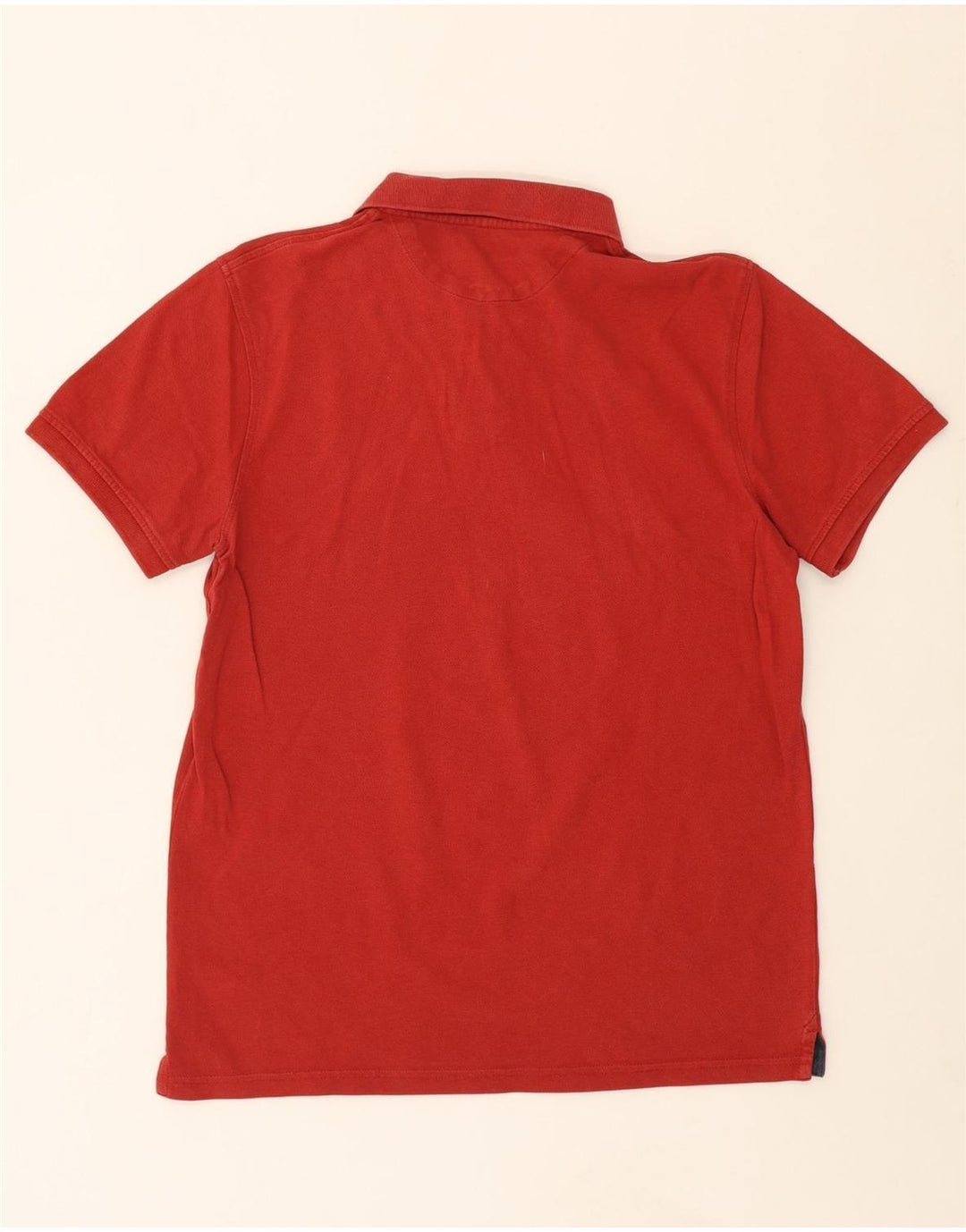 TIMBERLAND Mens Polo Shirt Medium Red Vintage Timberland and Second-Hand Timberland from Messina Hembry 