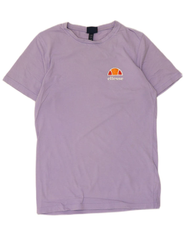 T-shirt da donna Ellesse Top UK 8 piccola in cotone viola