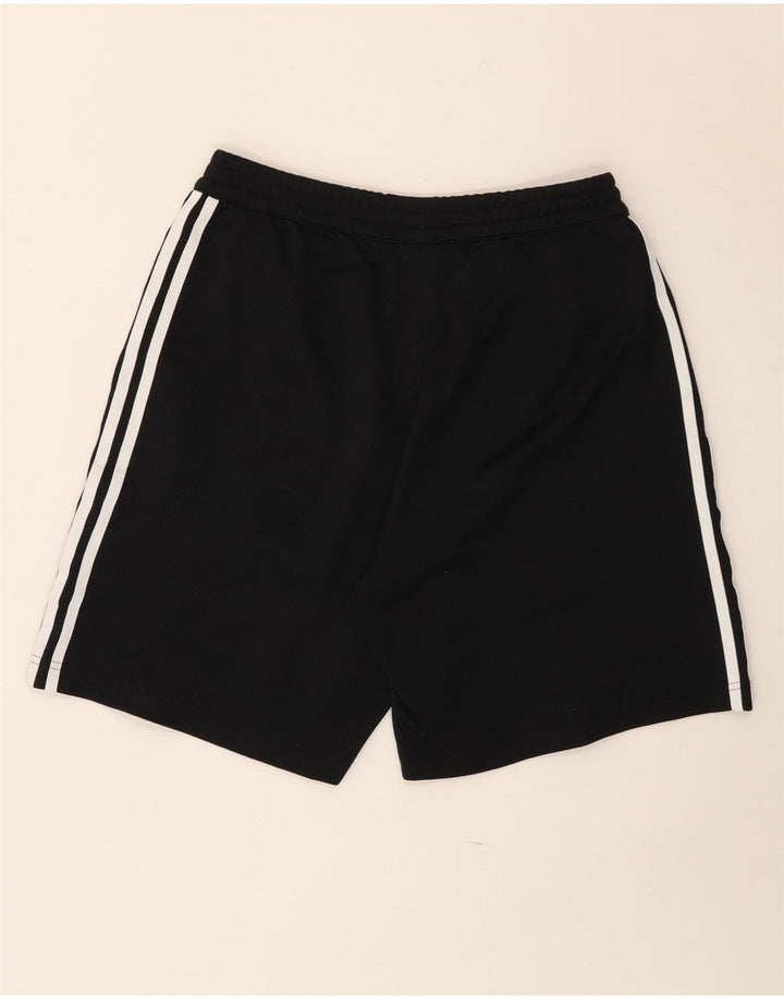 Pantaloncini sportivi Adidas da uomo con grafica media in poliestere nero