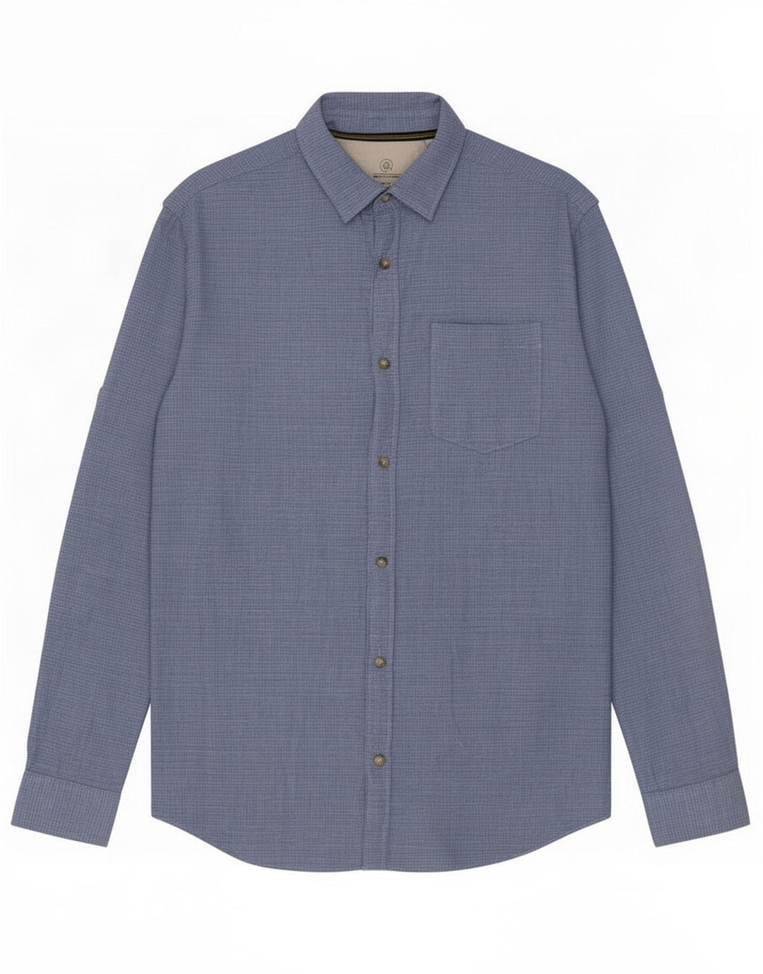 Camicia da uomo Jack & Jones grande in cotone maculato blu