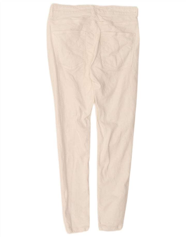 ZARA Mens Distressed Skinny Jeans EU 42 Large W32 L30 White
