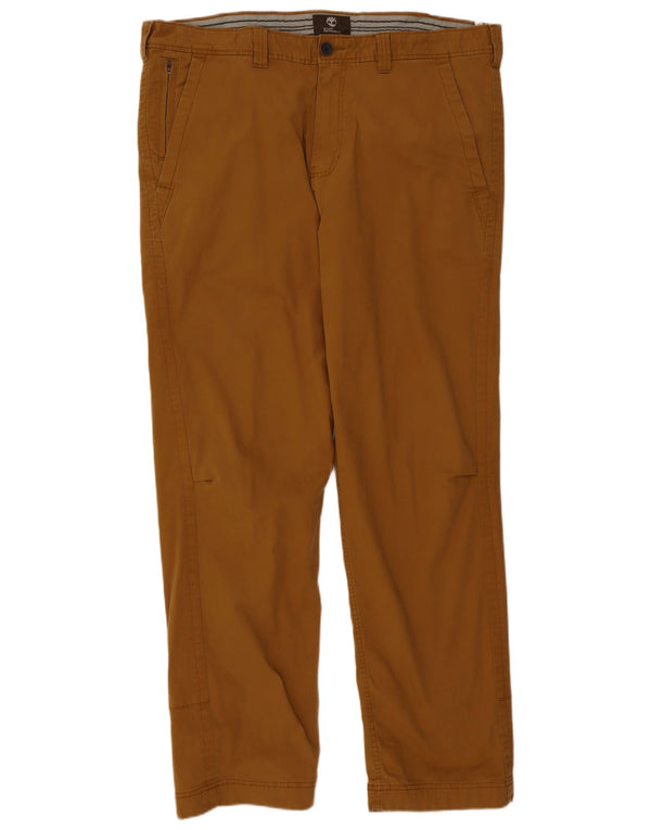 Pantaloni chino dritti da uomo Timberland W42 L34 Beige